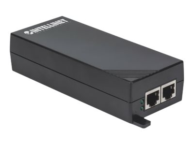 INTELLINET Gigabit PoE+ Injektor 1 x 30 Watt-Port IEEE 802.3at/af Power over Ethernet PoE+/PoE Kunststoffgehaeuse
