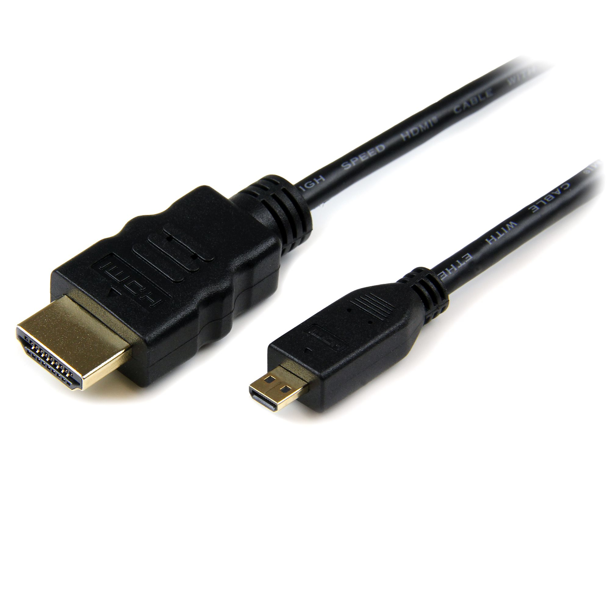 STARTECHCOM 1 m High Speed HDMIKabel mit Ethernet HDMI auf HDMI Micro SteckerStecker