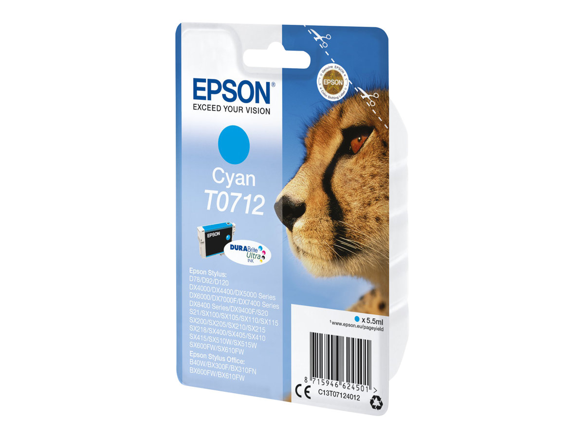 C13T07124012 EPSON DX Tinte cyan 485