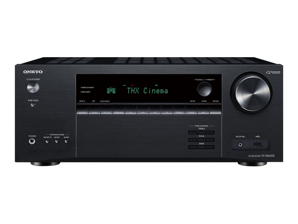Onkyo TX-NR6100 7.2-Kanal THX-zertifiziert schwarz