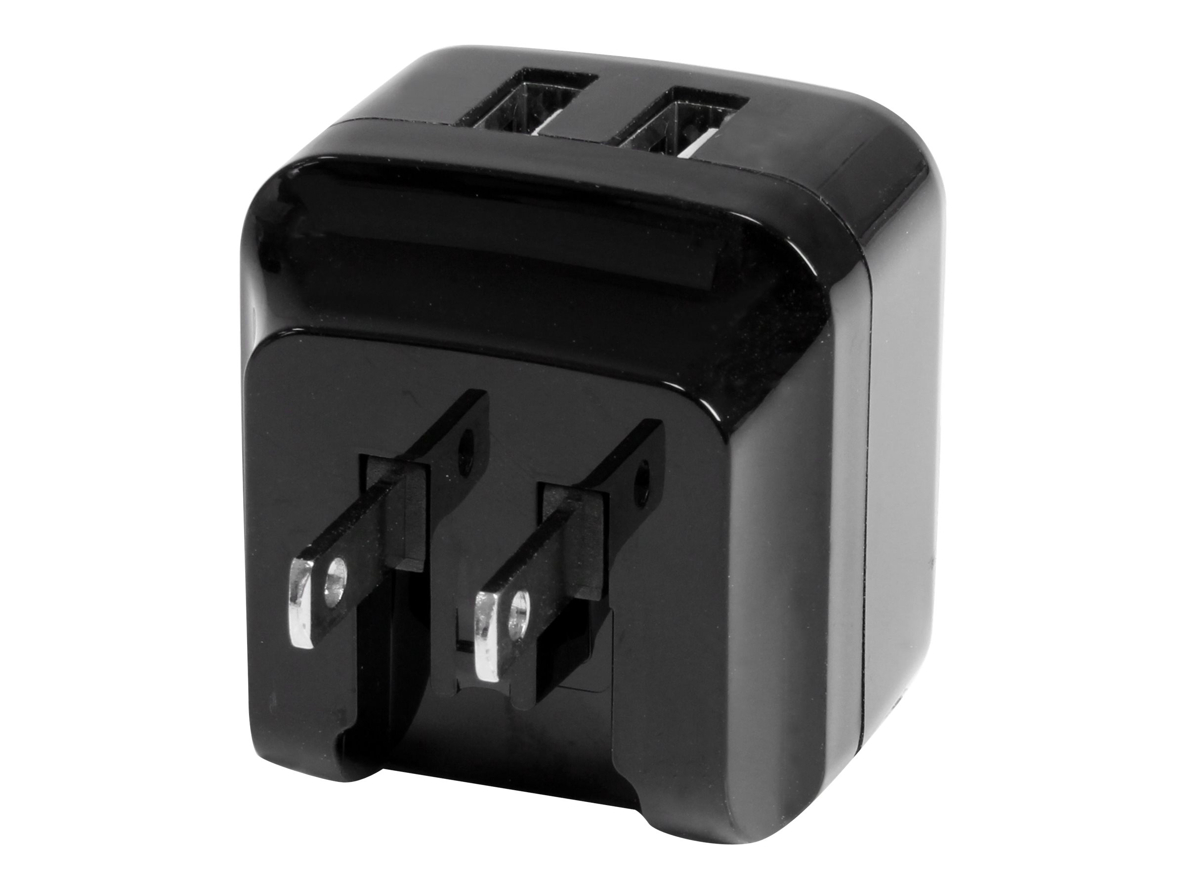 STARTECH.COM Dual-Port USB Wall Charger - International Travel - 17W/3.4A - Black