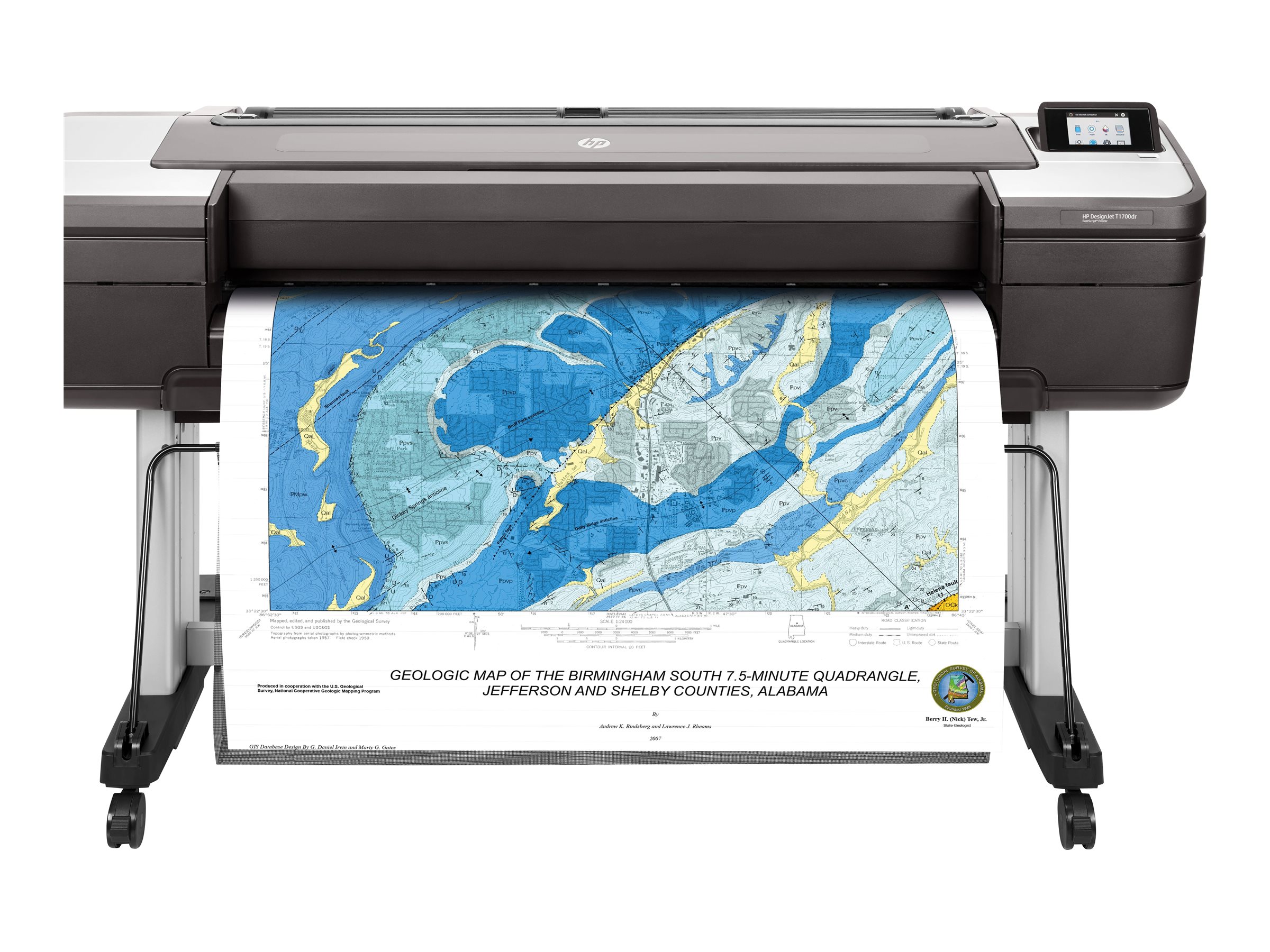 HP DesignJet T1700dr 44in Printer