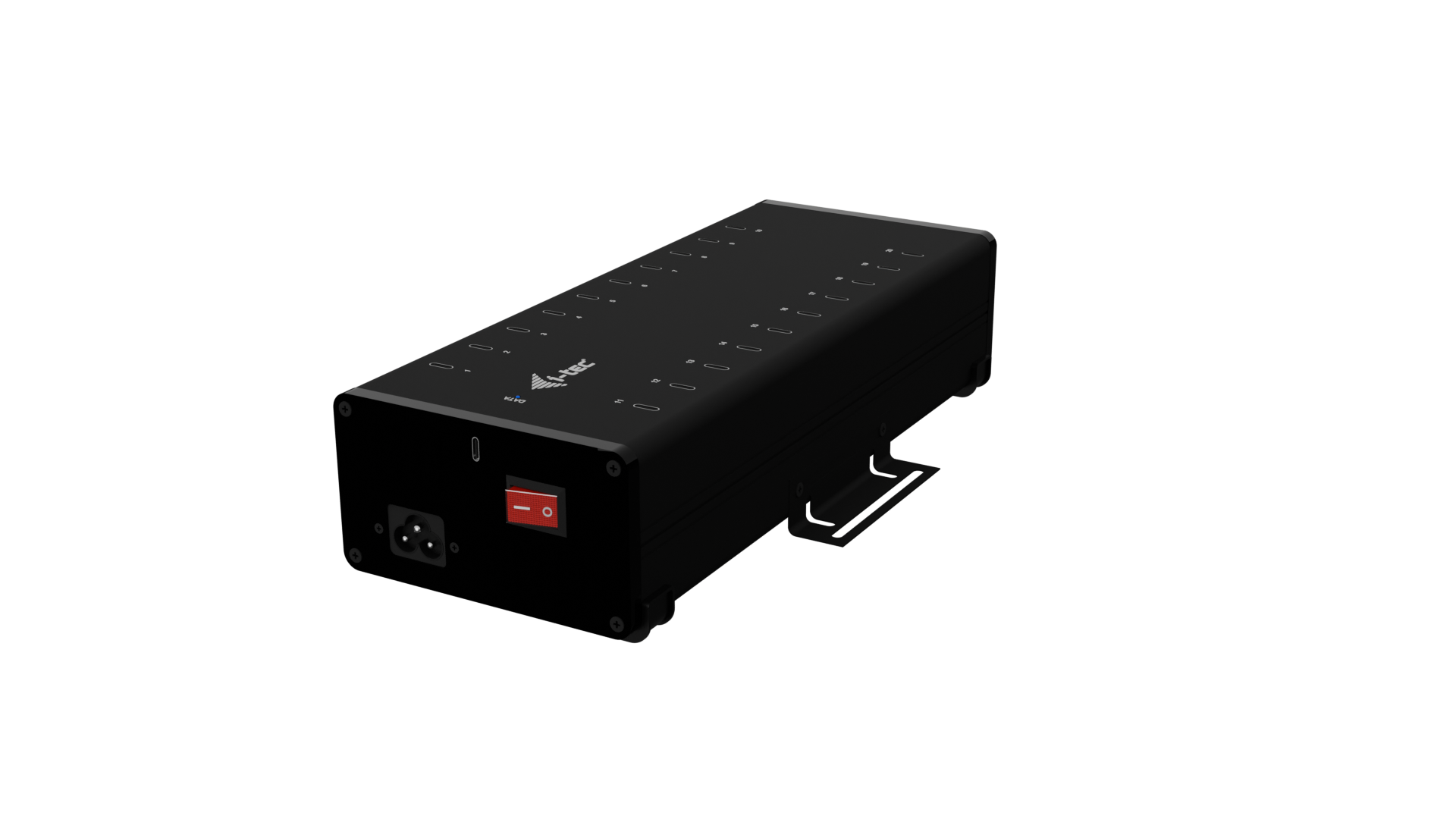ITEC USBCUSBA Metal ChargingData HUB 15W pro Port 20x USBC integriertes Netzteil 360W