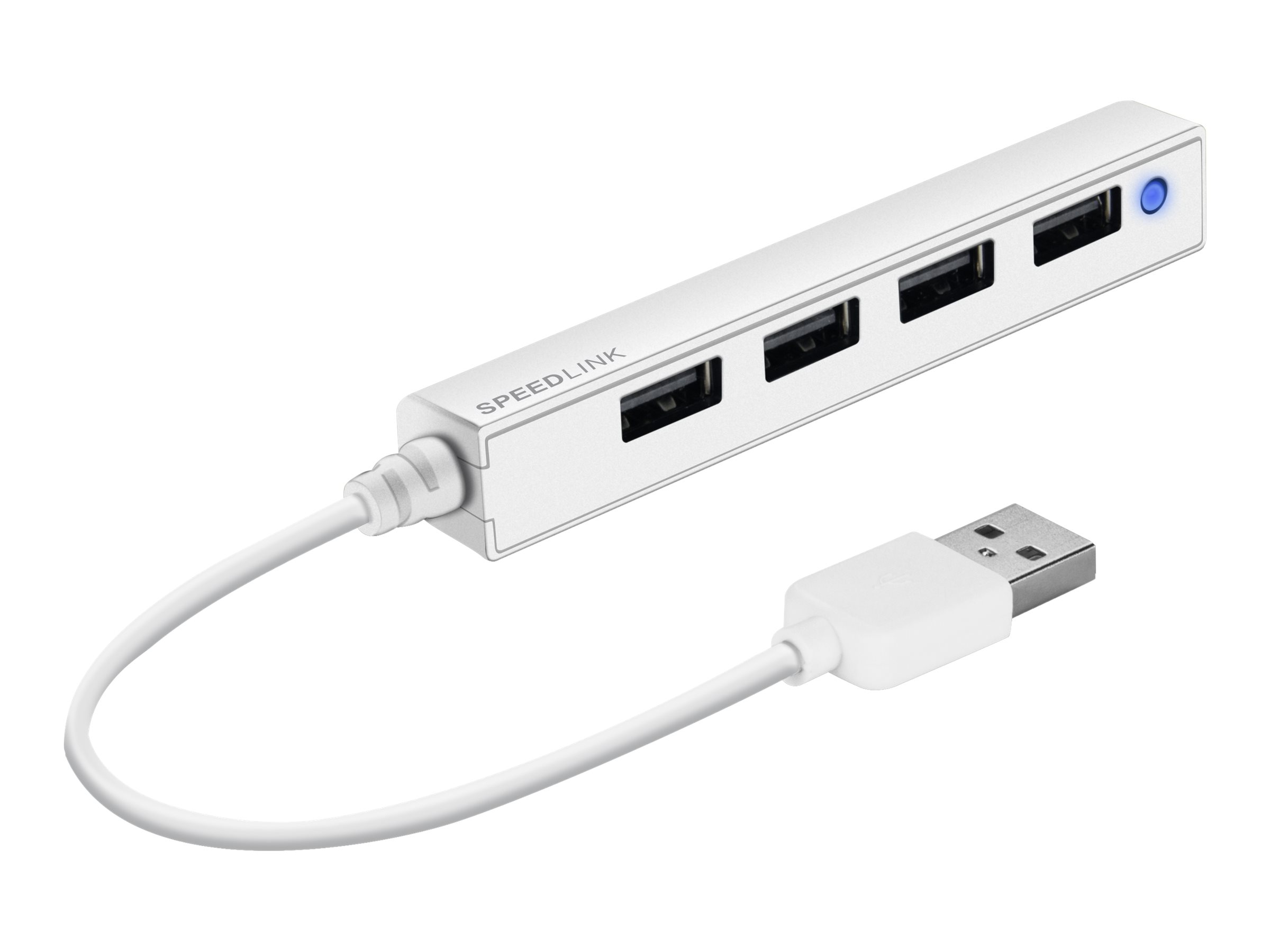 speedlink USB-Hub SNAPPY SLIM 4-fach weiÃ