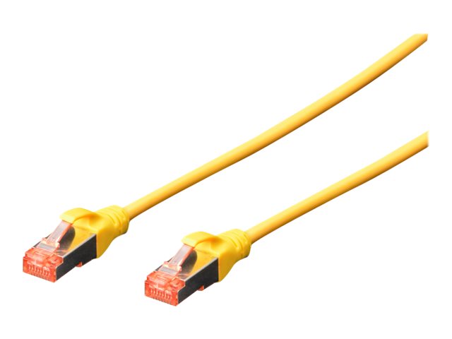DIGITUS CAT 6 S-FTP Patchkabel Cu LSZH AWG 27/7 Lange 0,25 m 10 Stuck Farbe Gelb DIGITUS CAT 6 S-FTP Patchkabel Cu LSZH AWG 27/7 Lange 0,25 m 10 Stuck Farbe Gelb