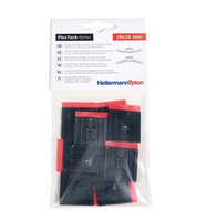HellermannTyton Klebesockel FMB4APT-I-PA66HS-BK (10) flexibel