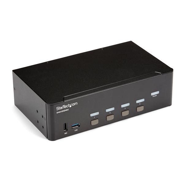 STARTECHCOM KVM Switch HDMI 4 Port 4K 30 Hz KVM Extender für HDMI KVM HDMI Umschalter
