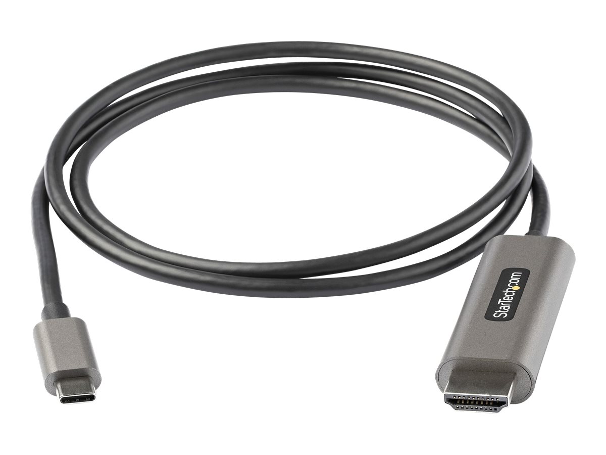 StarTech.com 1m USB-C auf HDMI Kabel 4K 60Hz mit HDR10 - Ultra HD Video Adapter Kabel - DP 1.4 Alt Mode HBR3 (CDP2HDMM1MH) - Adapterkabel - HDMI / USB - 1 m