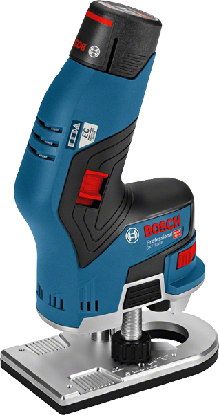 BOSCH Professional GKF 12V-8 Akku-KantenfrÃ¤se 12,0 V, mit 2 Akkus