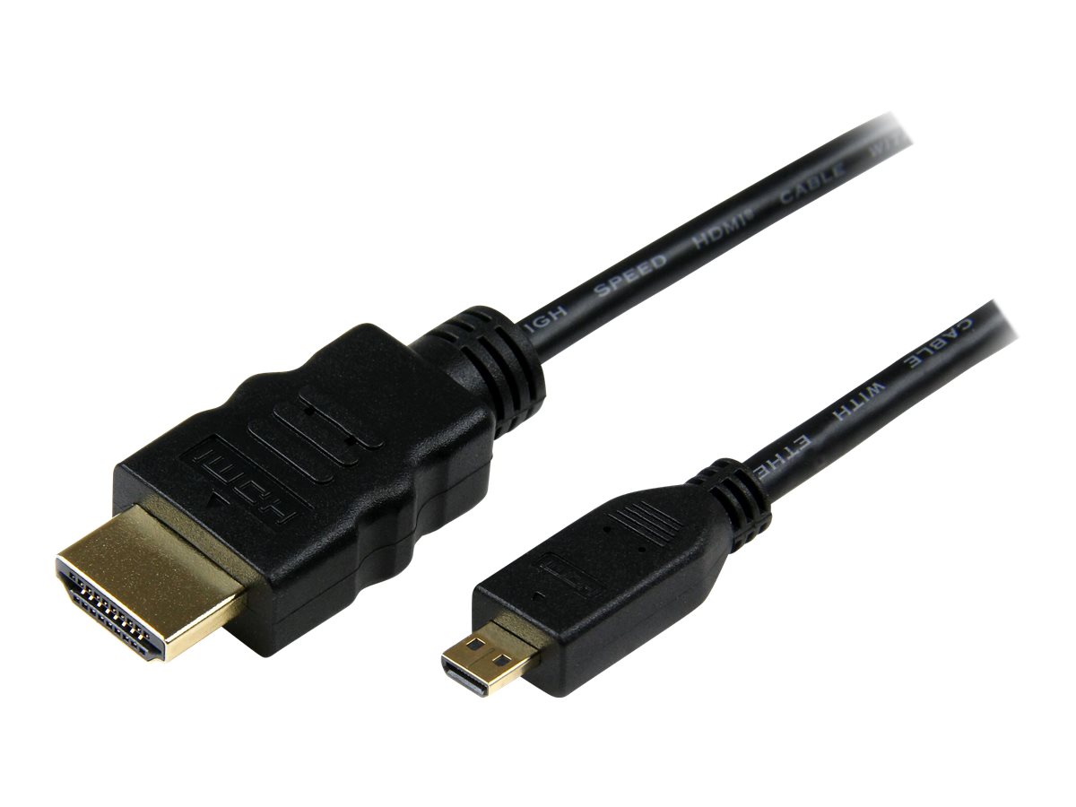 STARTECH.COM 3m High Speed HDMI Cable with Ethernet - HDMI to HDMI Micro - M/M STARTECH.COM 3m High Speed HDMI Cable with Ethernet - HDMI to HDMI Micro - M/M