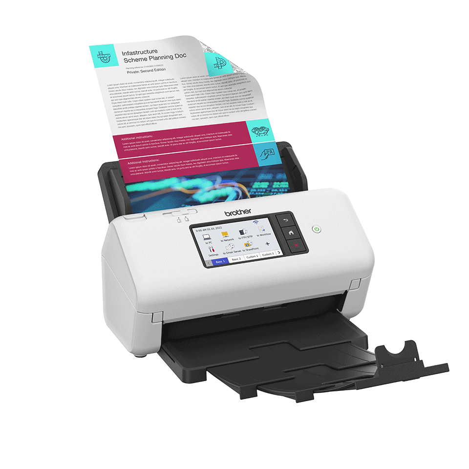 BROTHER ADS4700W Document Scanner 40ppm