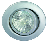 rutec Licht Deckeneinbaustrahler schwenkbar GU5,3 chrom matt