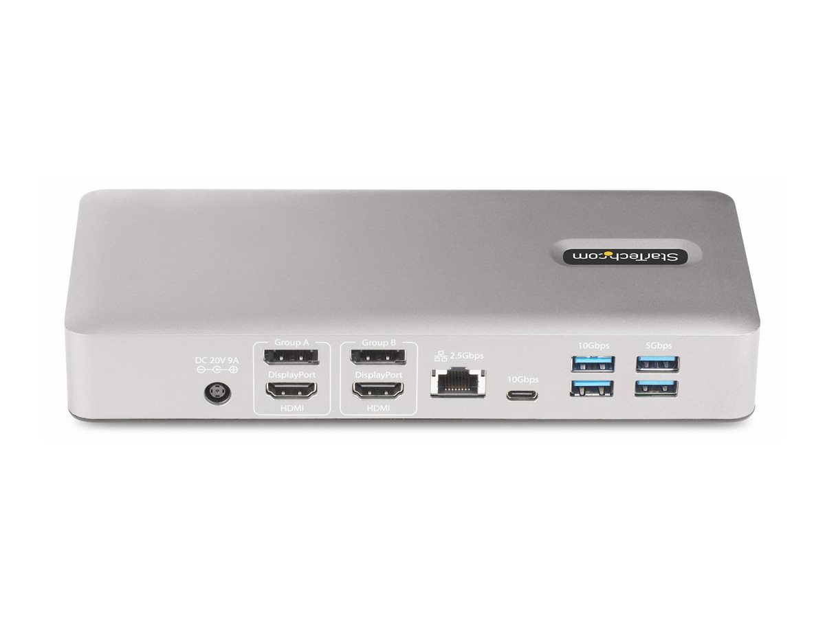 STARTECH.COM Thunderbolt 4 Dockingstation Multi Monitor Dock fur 4monitore 2x HDMI/2x DP 2.5 GbE 98W PD USB4/USBC/TB3