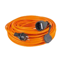 asSchwabe Baustellen Verlängerungskabel 5,0 m orange