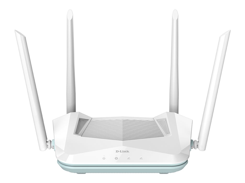 D-LINK R15 Eagle Pro AI AX1500 Smart Router WI-Fi 6 IEEE 802.11ax/ac/n/g/b/a Dualband WLAN 3x 10/100/1000 Mbit/s Gigabit LAN