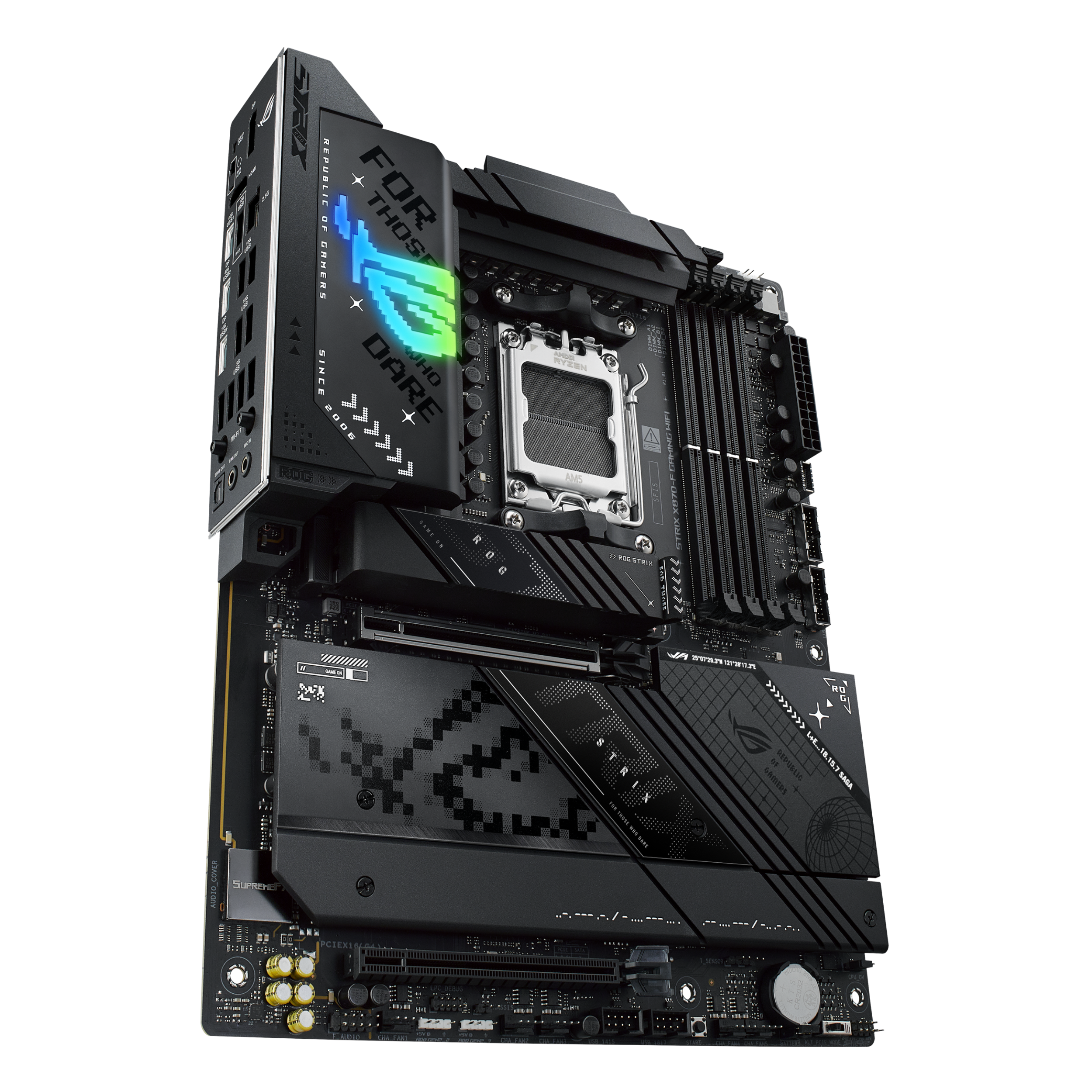 ASUS ROG STRIX X870-F GAMING WIFI Wi-Fi 7 USB-C 3.2 Gen 2x2 2.5 Gigabit LAN