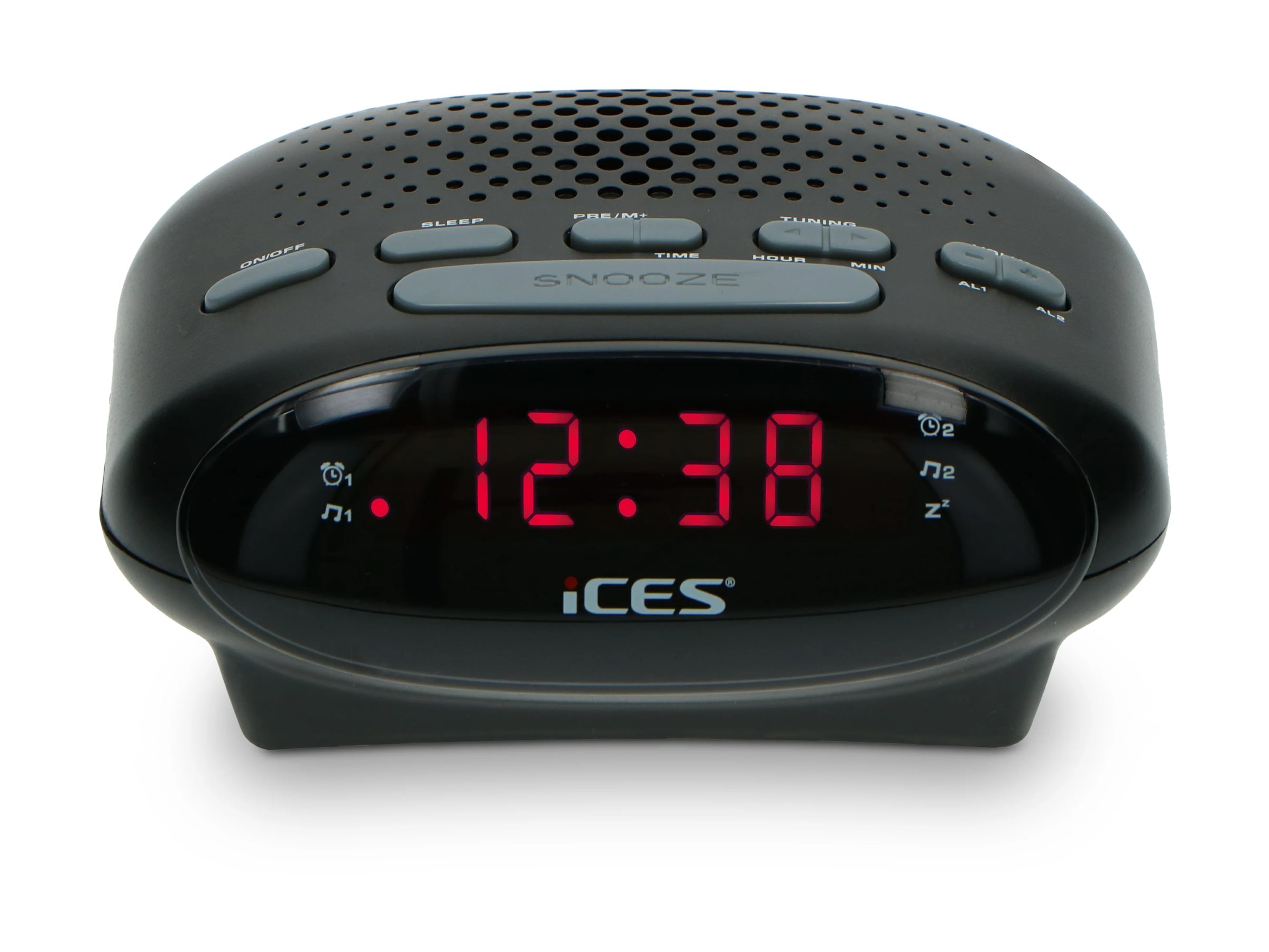 LENCO ICR210 FMUhrenradio Radiowecker, schwarz