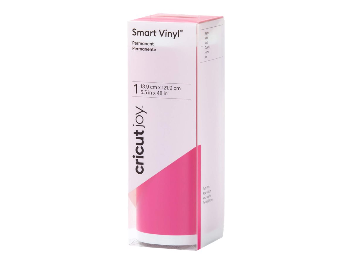 cricutâ¢ Joy Smart Vinyl matt Vinylfolie permanent pink 13,9 x 121,9 cm,  1 Rolle