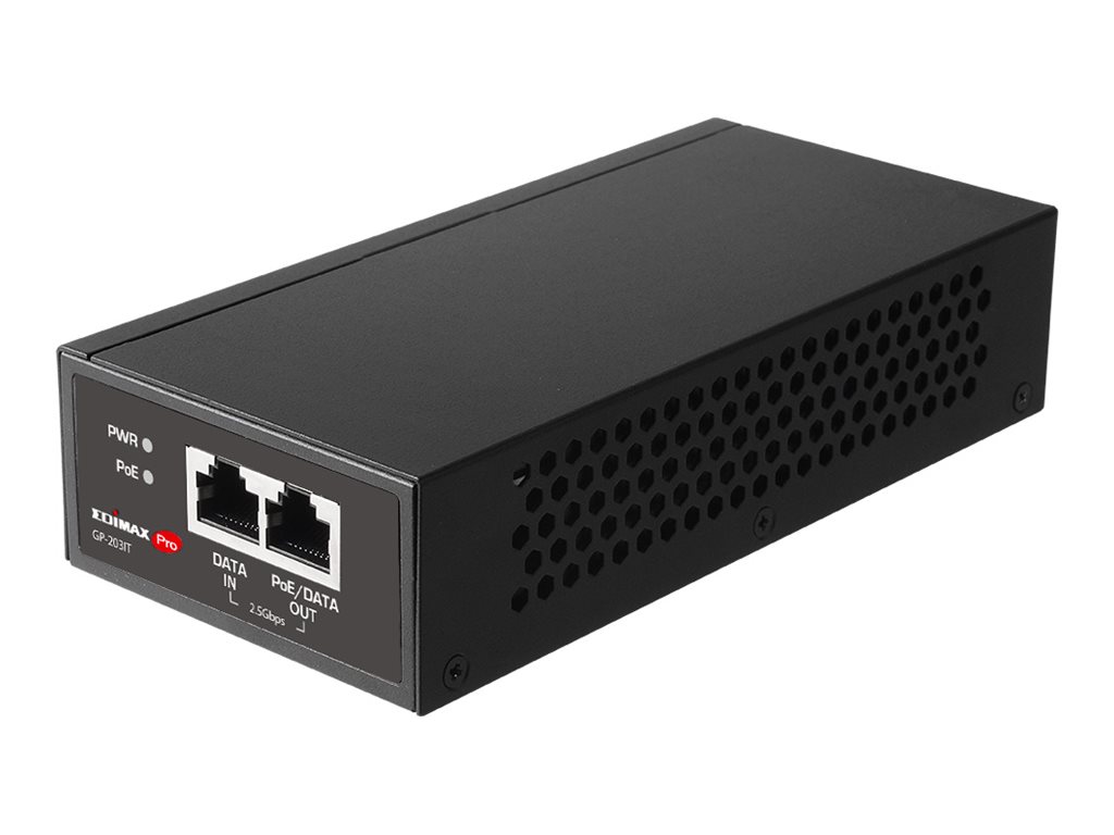 Edimax 25 Gigabit PoE Injector , IEEE 8023bt PoE Standard 90 Watt