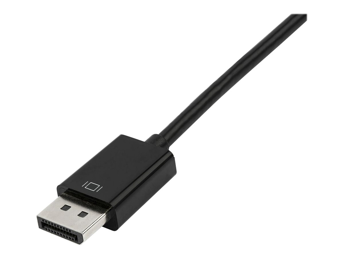 StarTech.com 3-in1 DisplayPort auf HDMI / DVI / VGA Adapter - DP zu VGA, DP zu HDMI, DP zu DVI Konverter - 1920x1200 / 1080p - Schwarz - Videoadapter - DisplayPort männlich zu HD-15 (VGA)