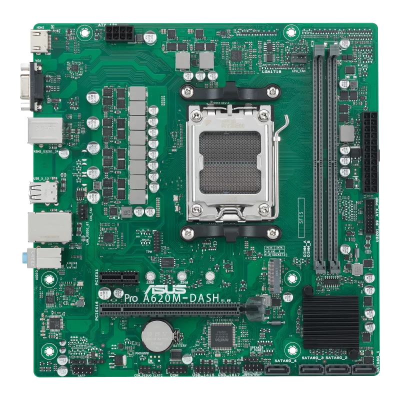 ASUS PRO A620MDASHCSM AM5 2DDR4 microATX 4xSATA MB 1xHDMI 1xDSub 1xM2