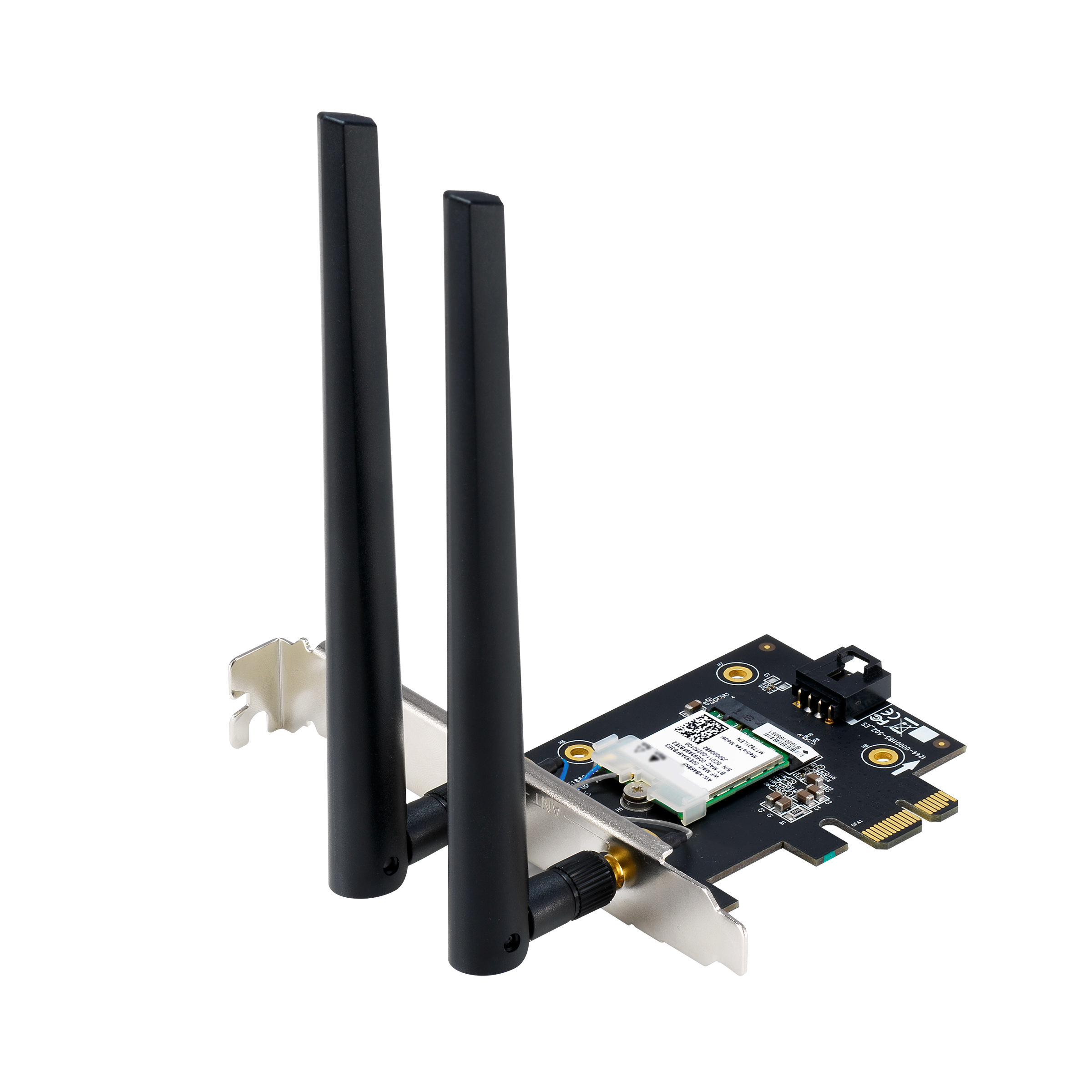 ASUS PCEBE6500 WiFi 7 Bluetooth 54 Adapter BE6500 Triband, PCI Express, 2x Externe Antenne