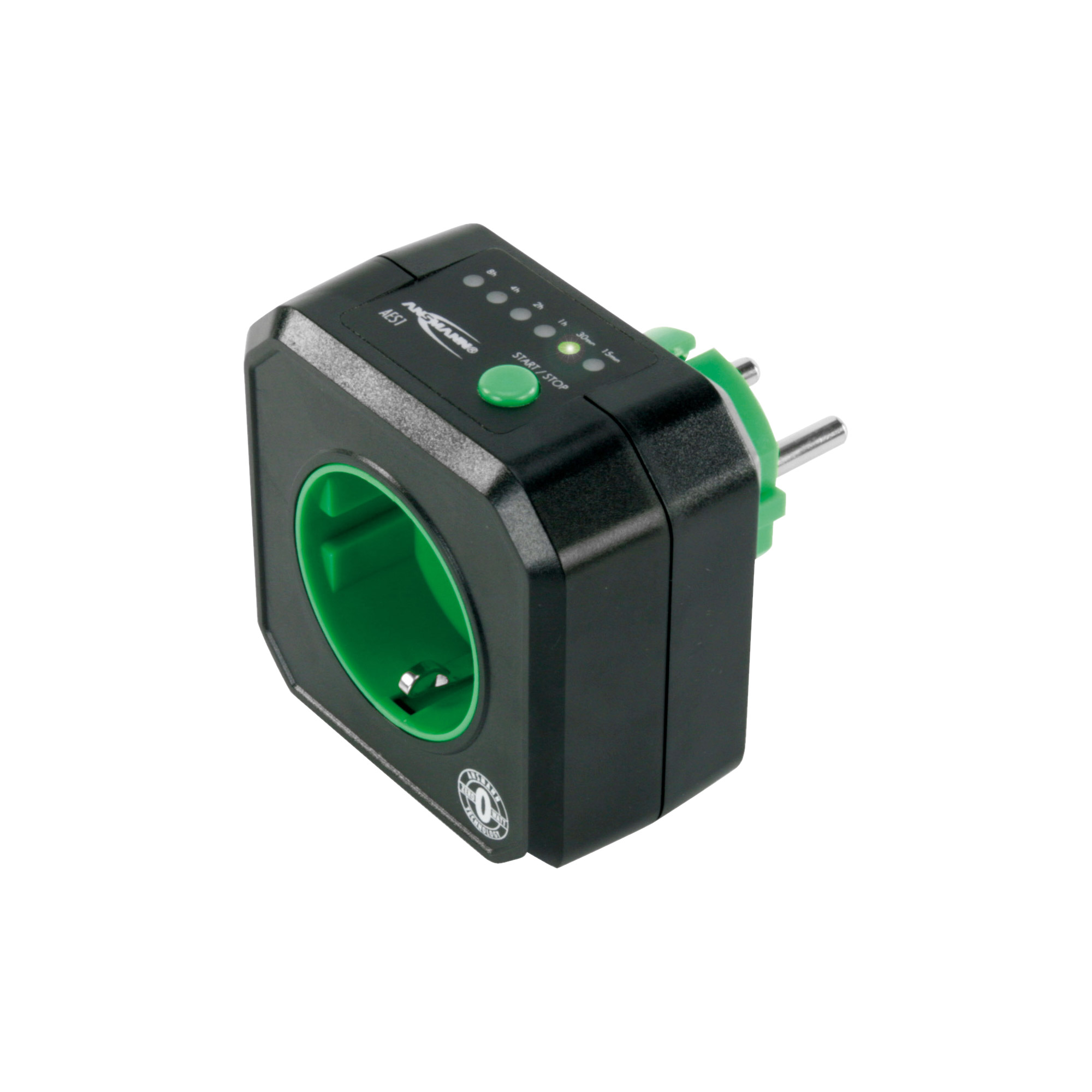 Ansmann AES1 Timer Energiesparfunktion Schwarz