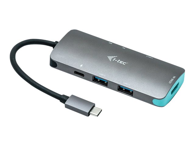 I-TEC USB C Metal Nano Docking Station 1xHDMI 4K 1xSD Kartenleser 1xmicroSD Kartenleser 3xUSB 3.0 Port 1xUSB-C PD kompatible mit TB3 I-TEC USB C Metal Nano Docking Station 1xHDMI 4K 1xSD Kartenleser 1xmicroSD Kartenleser 3xUSB 3.0 Port 1xUSB-C PD kompatible mit TB3