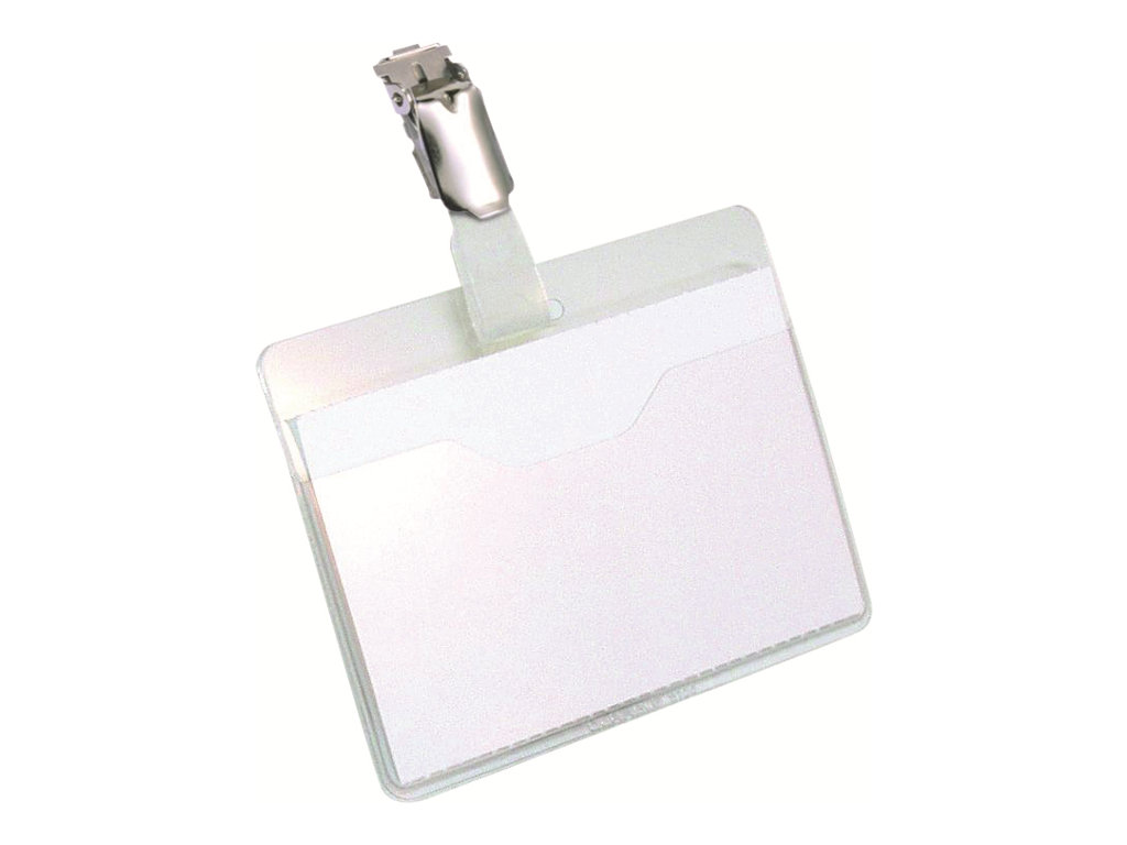 25 DURABLE Namensschilder mit Clip 9,0 x 6,0 cm 25 DURABLE Namensschilder mit Clip 9,0 x 6,0 cm