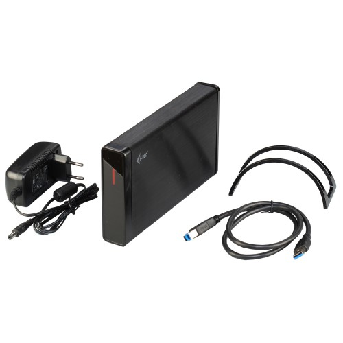 ITEC USB 30 Mysafe externes 89cm 35Z Festplattengehaeuse fuer SATA IIIIII HDD SSD Case Alugehaeuse fuer optimale Kuehlung