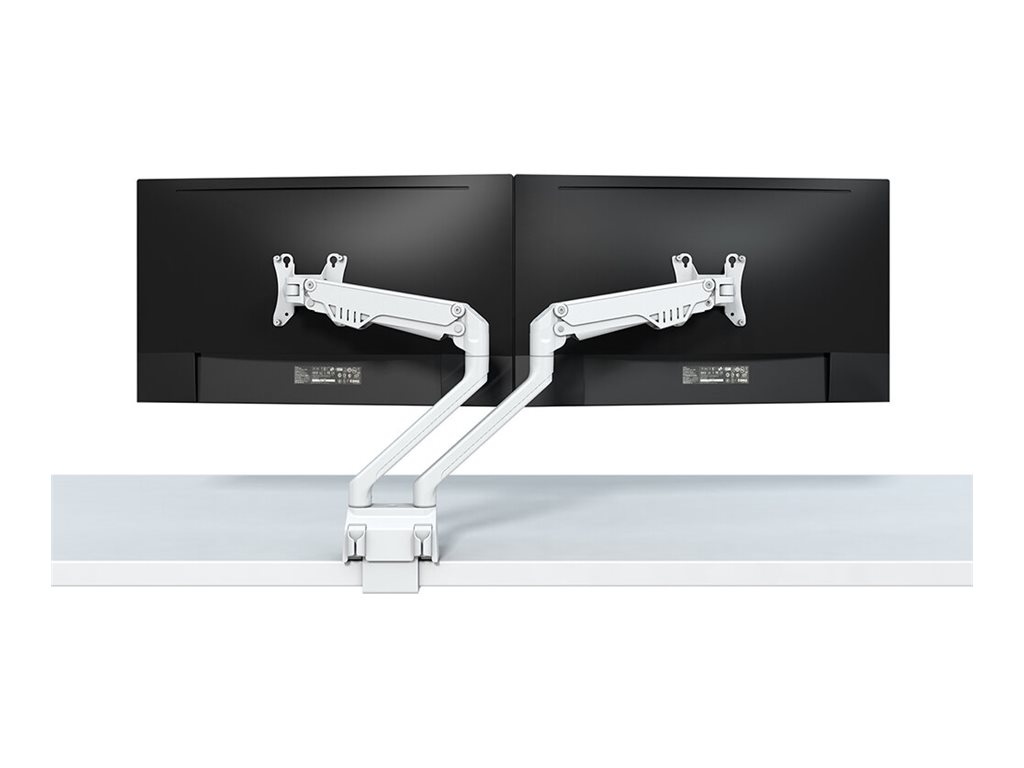 NEOMOUNTS Flat Screen Dual Desk Mount 25,4-81,28cm 10-32Zoll spring clamp/grommet White NEOMOUNTS Flat Screen Dual Desk Mount 25,4-81,28cm 10-32Zoll spring clamp/grommet White