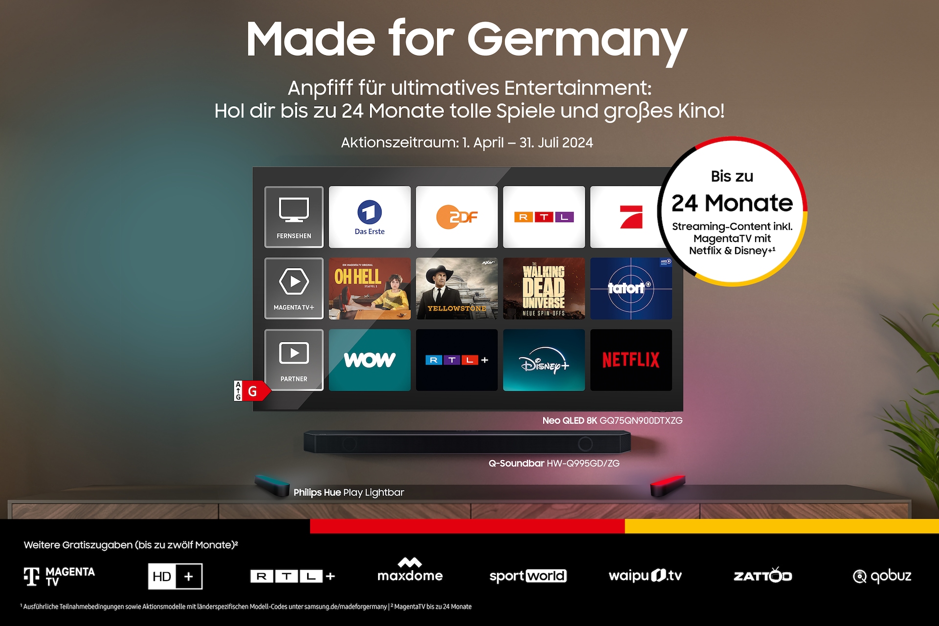 SAMSUNG GQ65S95DATXZG OLED SmartTV 163,0 cm 65,0 Zoll