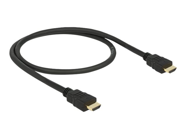 Delock Kabel HDMI A Stecker > HDMI A Stecker 4K 0,5 m Delock Kabel HDMI A Stecker > HDMI A Stecker 4K 0,5 m