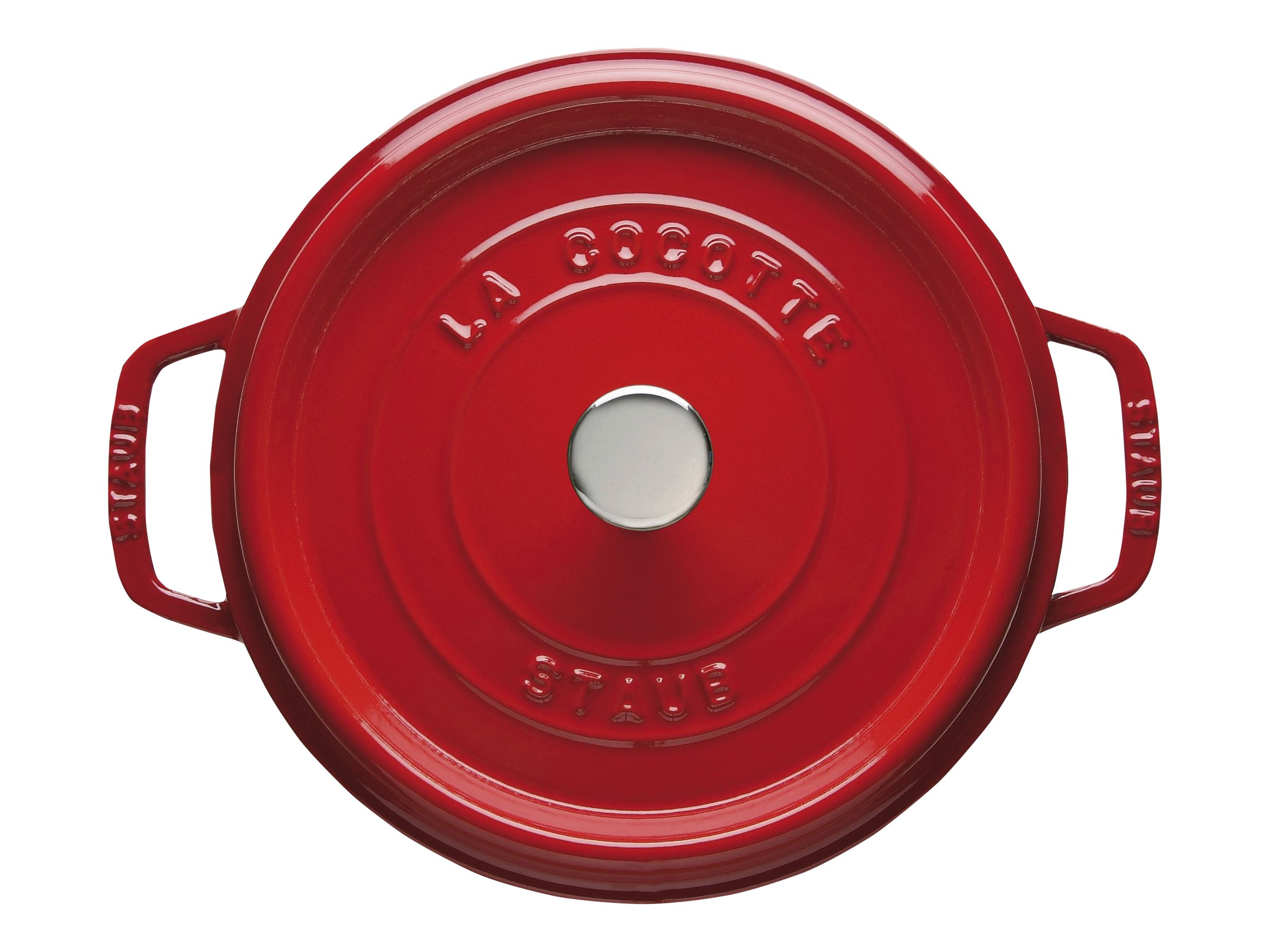 STAUB Gusseisen FR, rund, 24 cm, Kirschrot STAUB Gusseisen FR, rund, 24 cm, Kirschrot