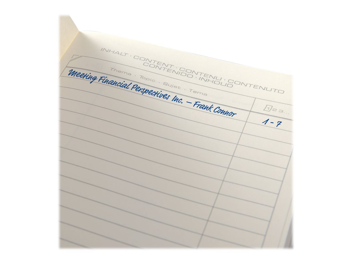 SIGEL Notizbuch Conceptum® ca. DIN A5 liniert, rot Softcover 194 Seiten