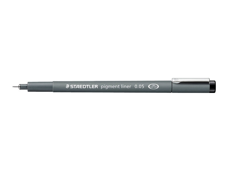 STAEDTLER pigment liner 308 Fineliner schwarz 0,05 mm, 1 St