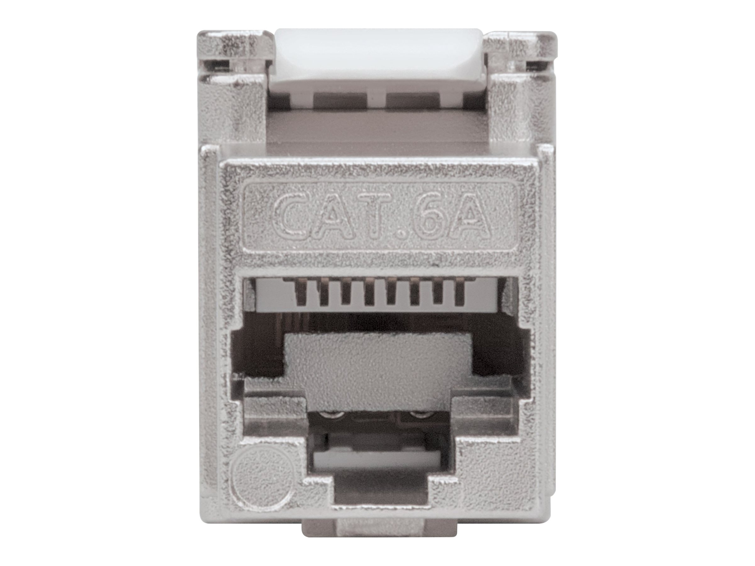 INTELLINET Cat6a-Modularbuchse FTP Keystone Jack werkzeuglos silber