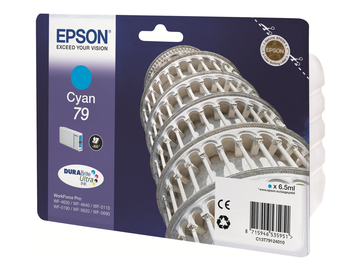 C13T79124010 EPSON Nr.79 WF Tinte cyan C13T79124010 EPSON Nr.79 WF Tinte cyan