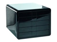 HAN Schubladenbox iBox schwarz 1551-13, DIN C4 mit 5 Schubladen HAN Schubladenbox iBox schwarz 1551-13, DIN C4 mit 5 Schubladen