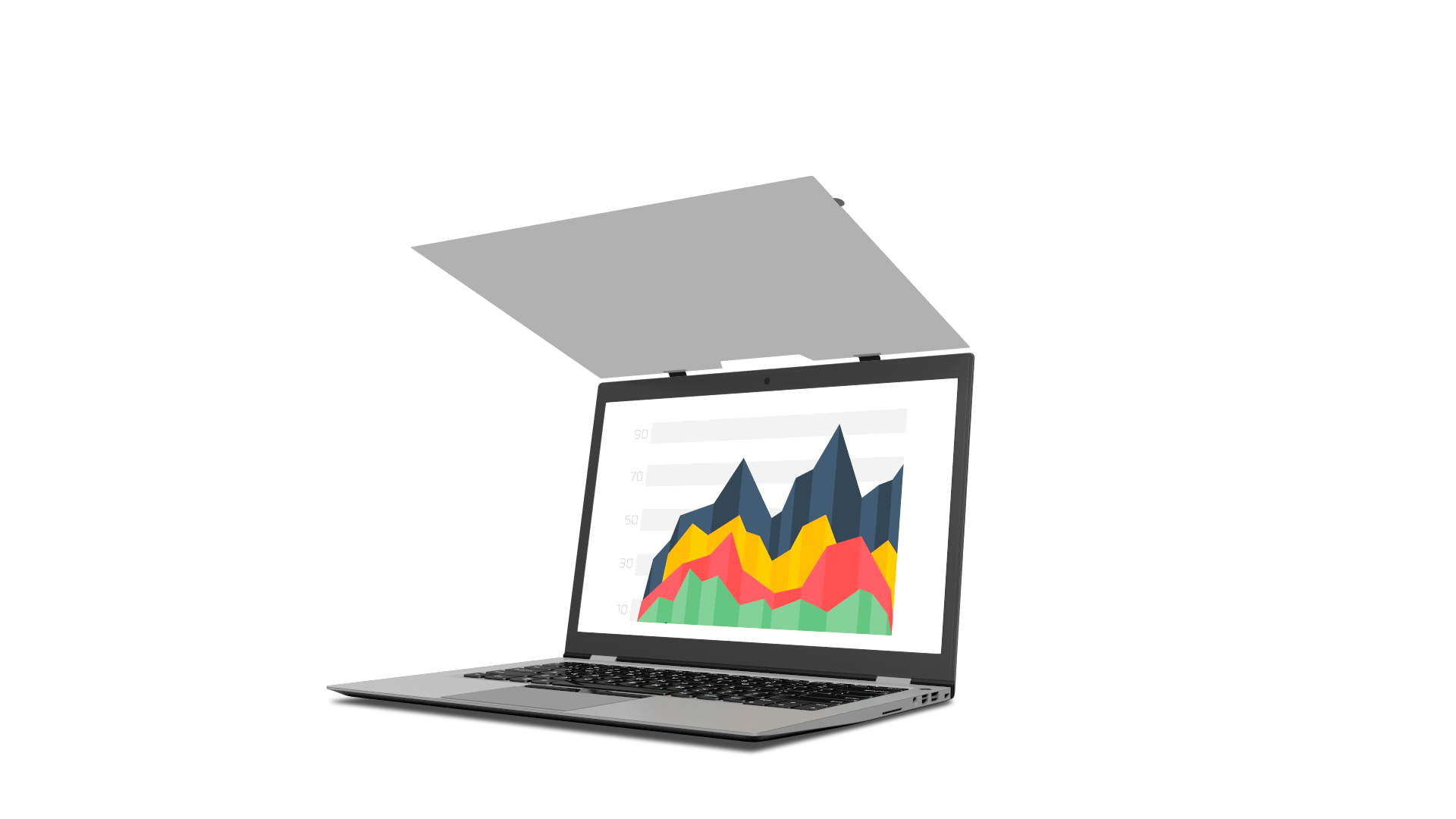 3M COMPLY Befestigungssystem für Laptops mit erhöhtem Rahmen 43 169 1610