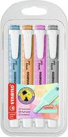 STABILO swing cool Pastel Textmarker farbsortiert, 4 St. STABILO swing cool Pastel Textmarker farbsortiert, 4 St.