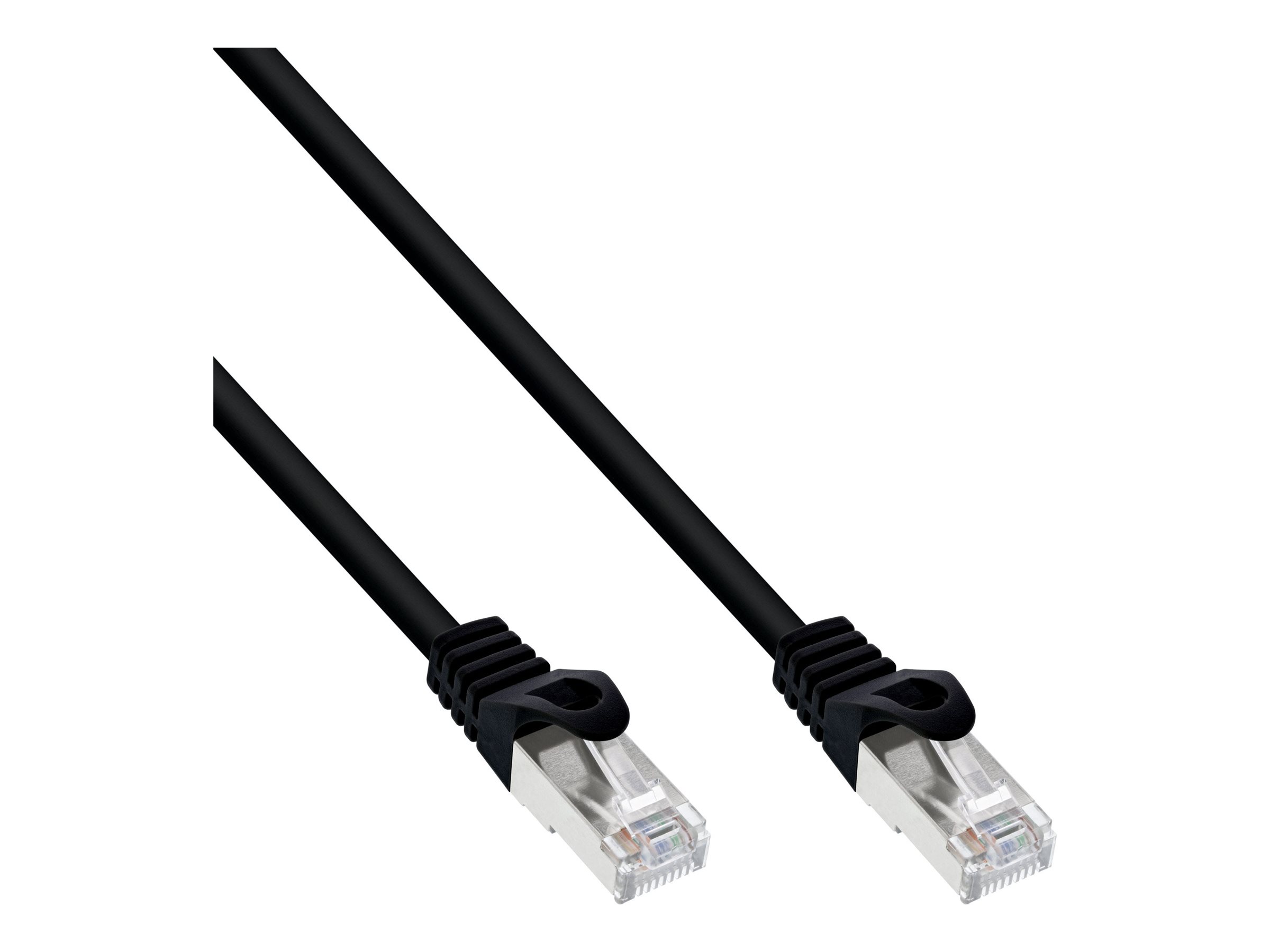 INLINE Patchkabel Cat.5e SF/UTP schwarz 0,5m INLINE Patchkabel Cat.5e SF/UTP schwarz 0,5m