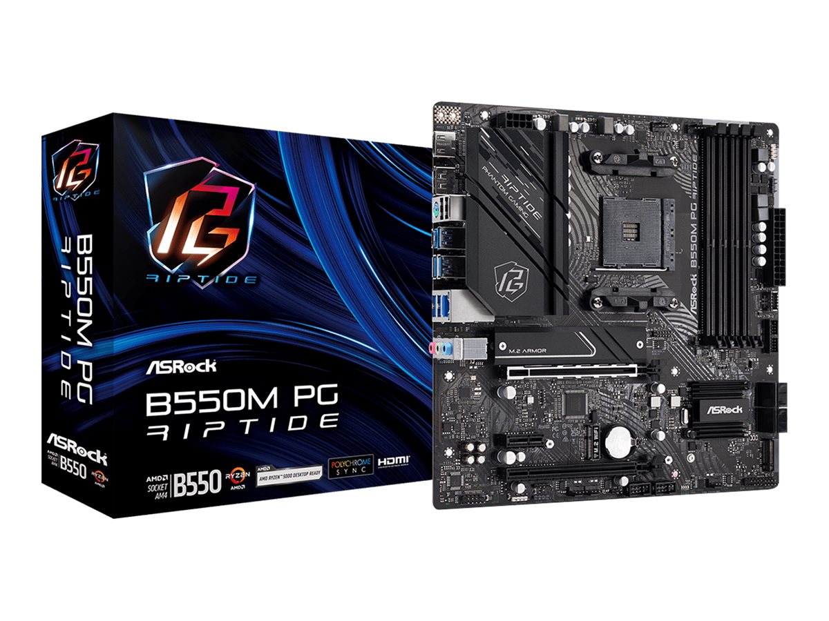 ASRock B550M PG RIPTIDE AM4 mATX HDMI/DP DDR4 retail