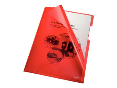 100 bene Sichthuellen DIN A4 rot glatt 0,15 mm 100 bene Sichthuellen DIN A4 rot glatt 0,15 mm