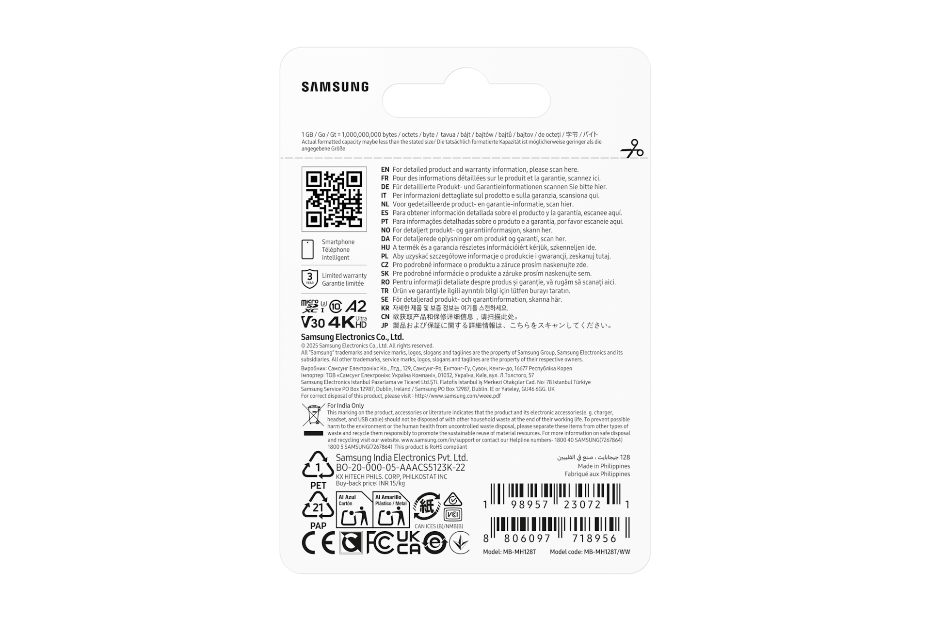 Samsung MicroSD T9 128GB Class10 SDXC