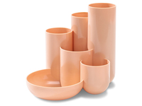 HAN Schreibtisch-Organizer CAMPUS pastellorange Polystyrol 6 Fächer 13,1 x 15,4 x 13,7 cm HAN Schreibtisch-Organizer CAMPUS pastellorange Polystyrol 6 Fächer 13,1 x 15,4 x 13,7 cm