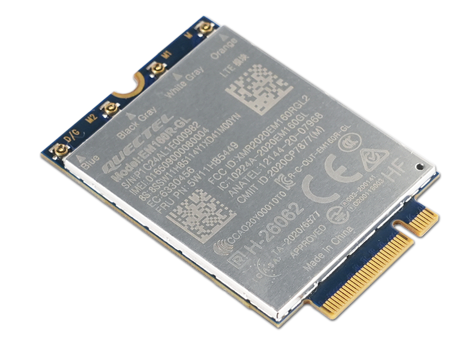 LENOVO ThinkPad Quectel EM160RGL 4G LTEA Cat 16 M2 WWAN Module for X1 2in1 Gen 9P16s Gen 3