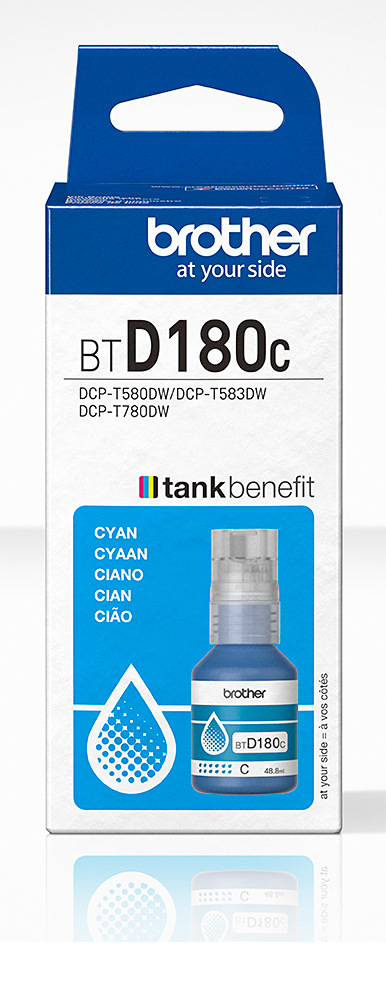 Brother BTD180C Cyan