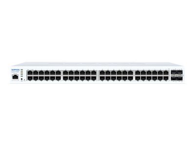 SOPHOS CS210-48FP Sophos Switch - 48 port 16x2.5G with Full PoE - EU power cord