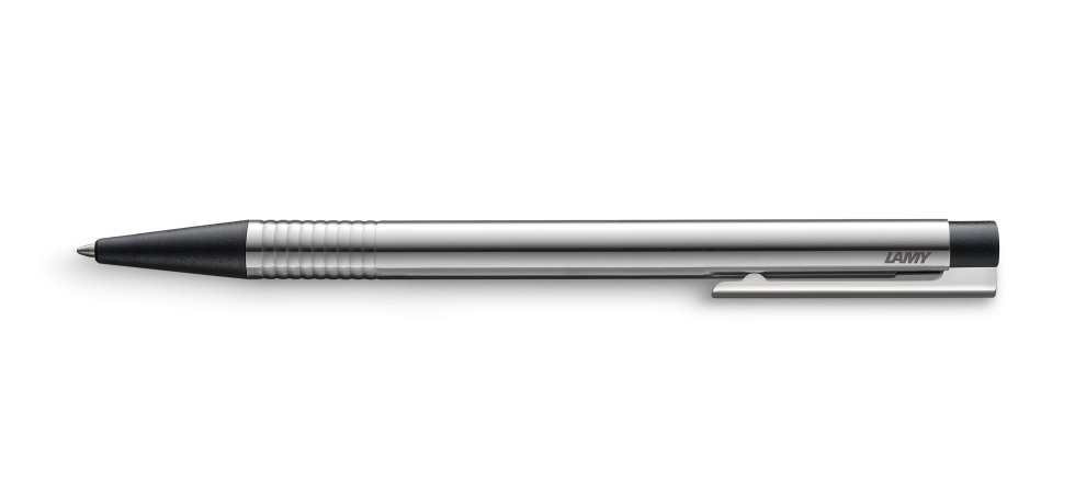 LAMY Kugelschreiber logo silber, Schreibfarbe: schwarz, 1 St.